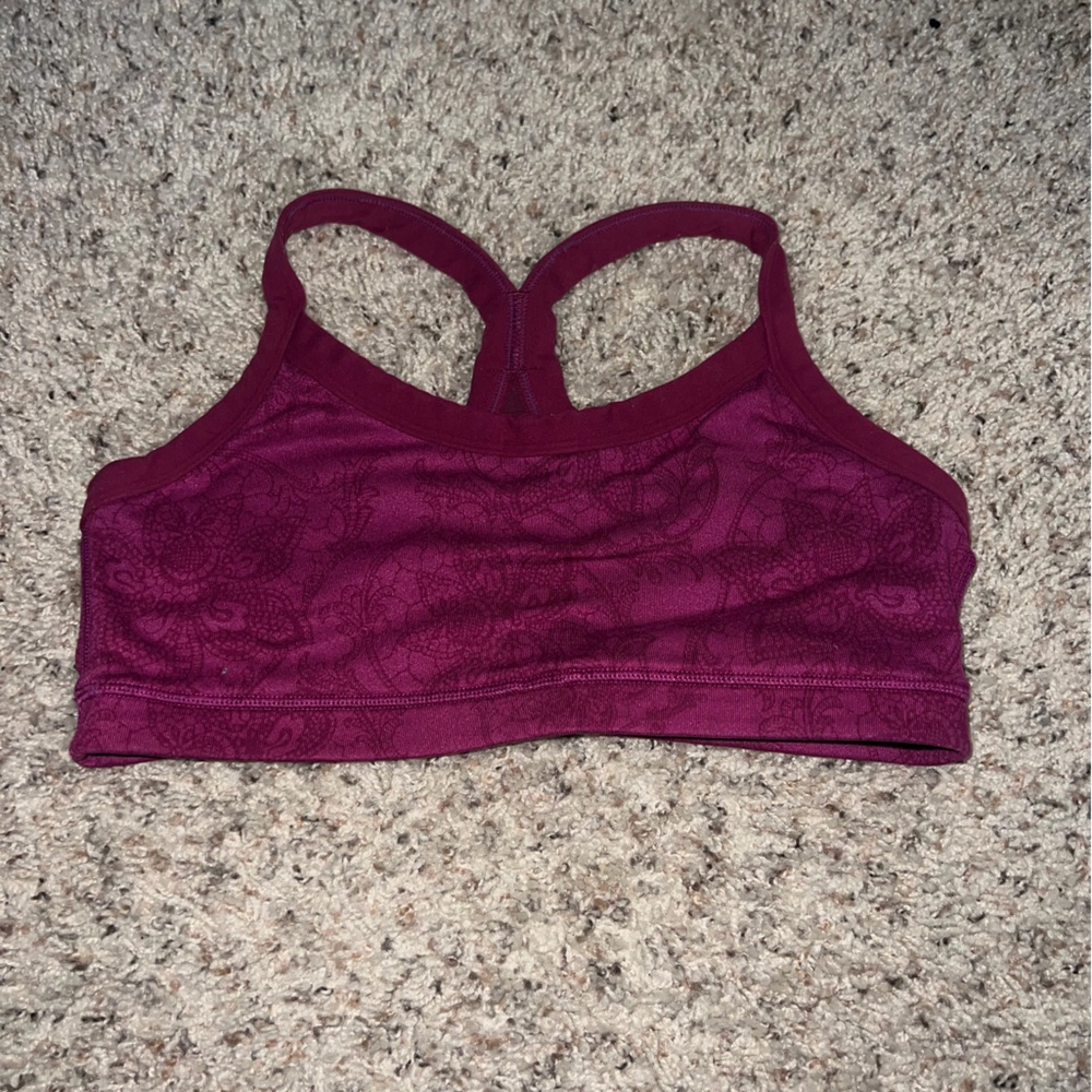 Vintage Lululemon Athletica magenta sports Bra